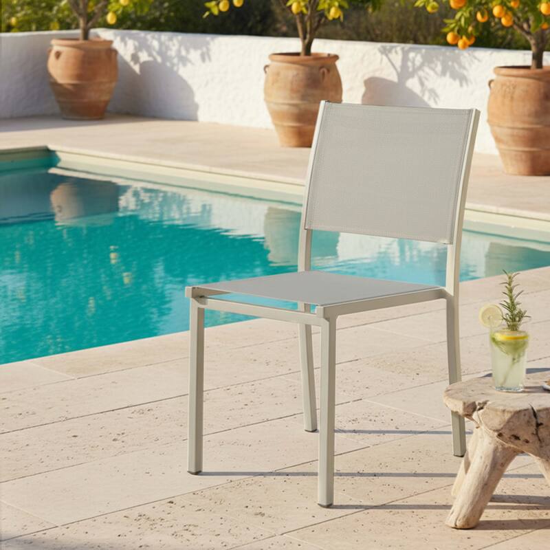 Sedia da giardino in alluminio e textilene - Lifestyle