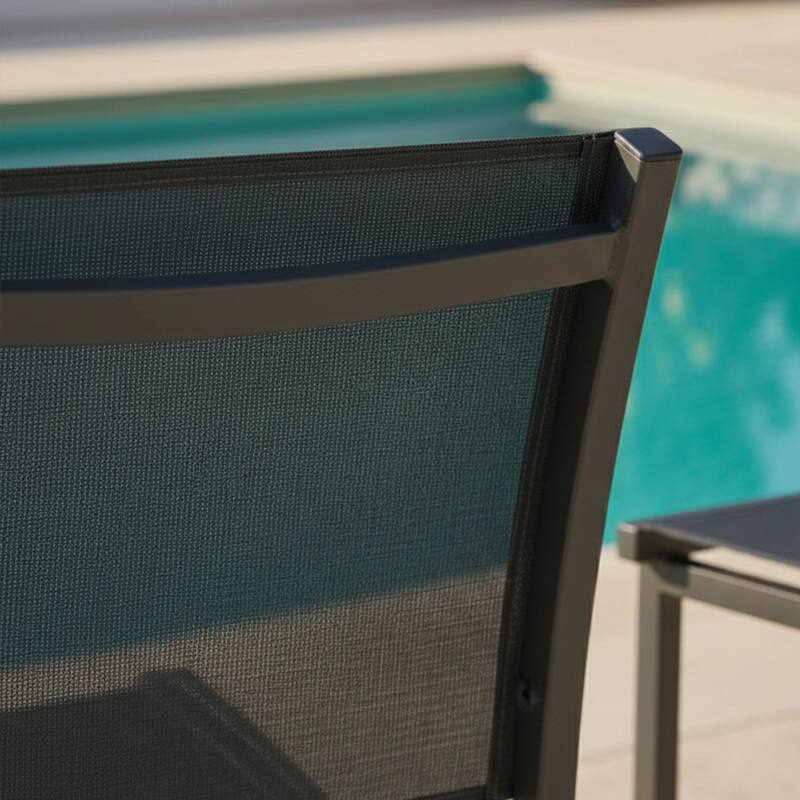 Sedia da giardino in alluminio e textilene (2/7)