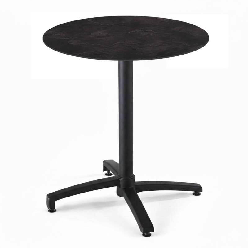 Piano del tavolo del giardino in HPL Ø60 cm (4/6)