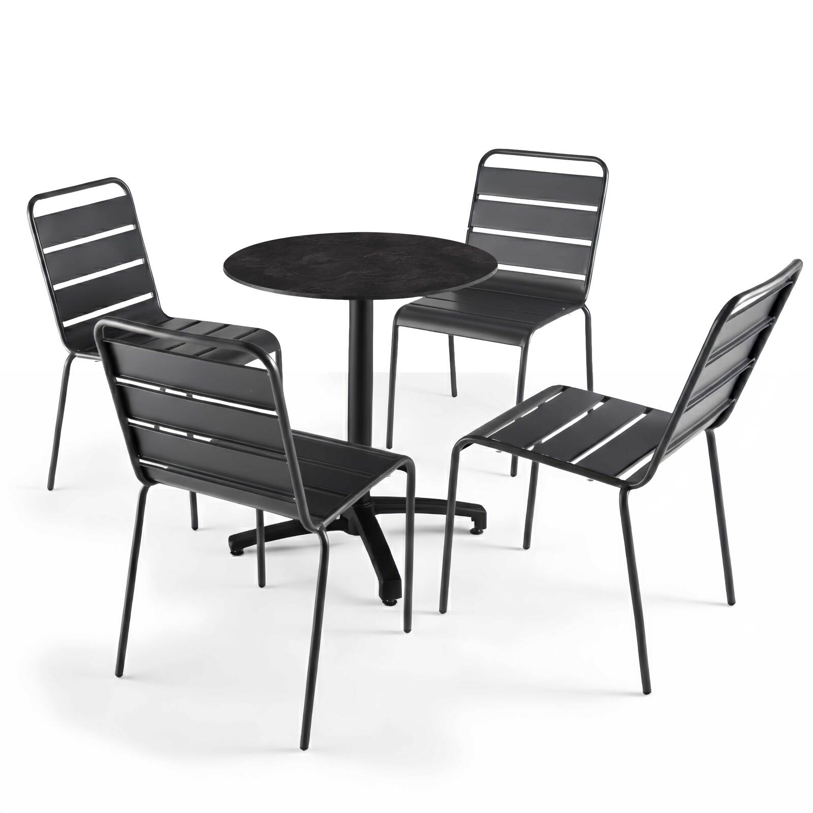 Piano del tavolo del giardino in HPL Ø60 cm