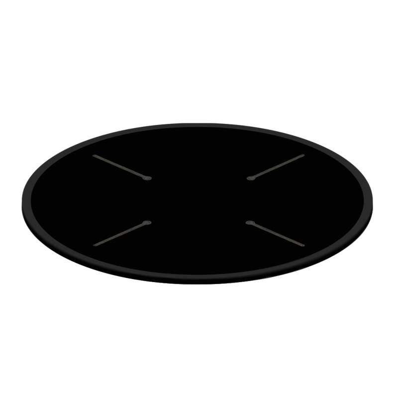 Piano del tavolo del giardino in HPL Ø60 cm (3/6)