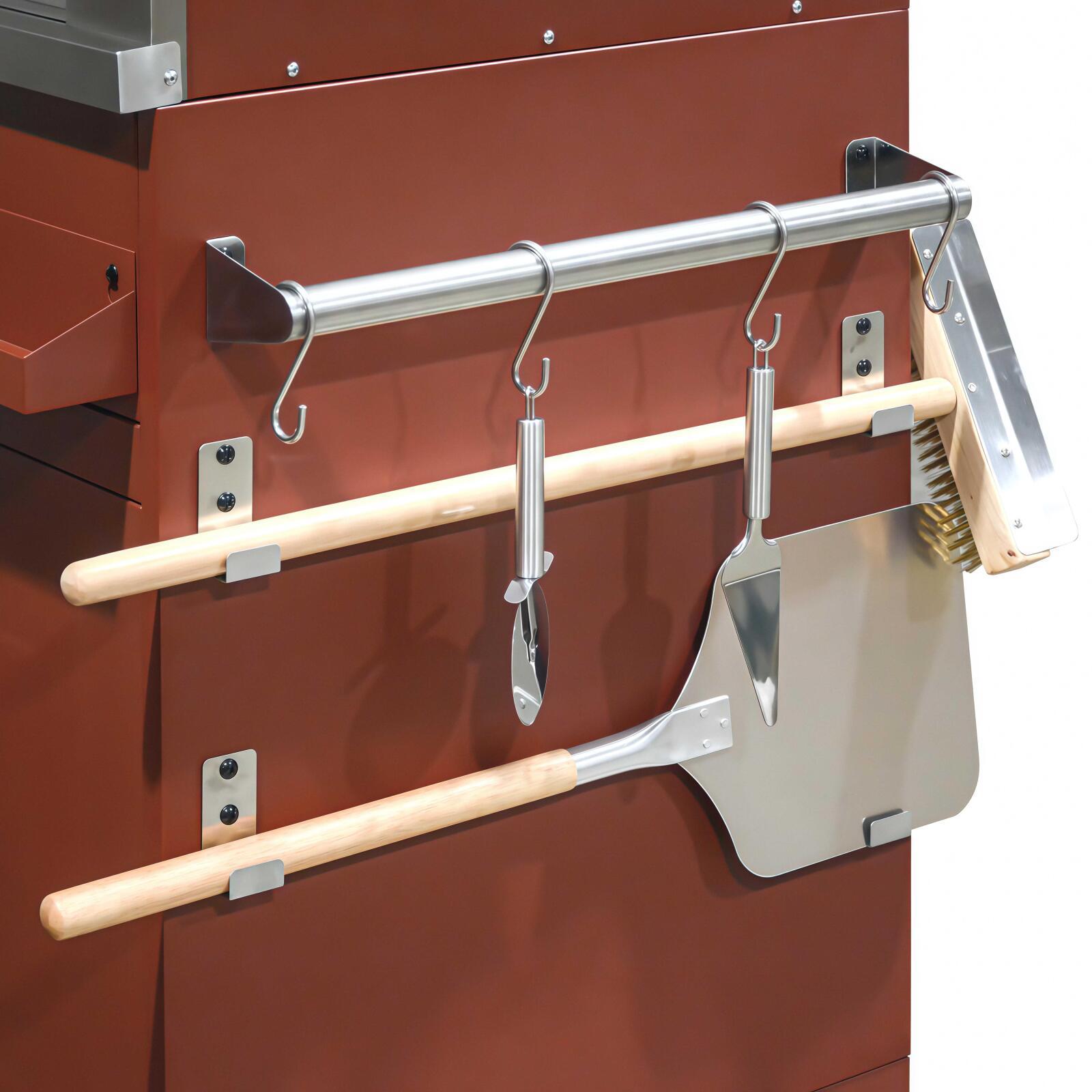 Modulo forno per pizza in acciaio per cucine da esterno