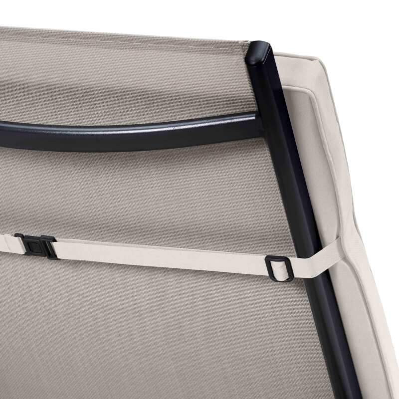 Set di 2 materassi per lettino prendisole in tinta unita (4/8)