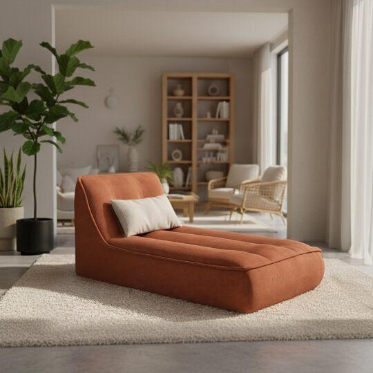 Chaise longue in tessuto per divano modulare | Oviala