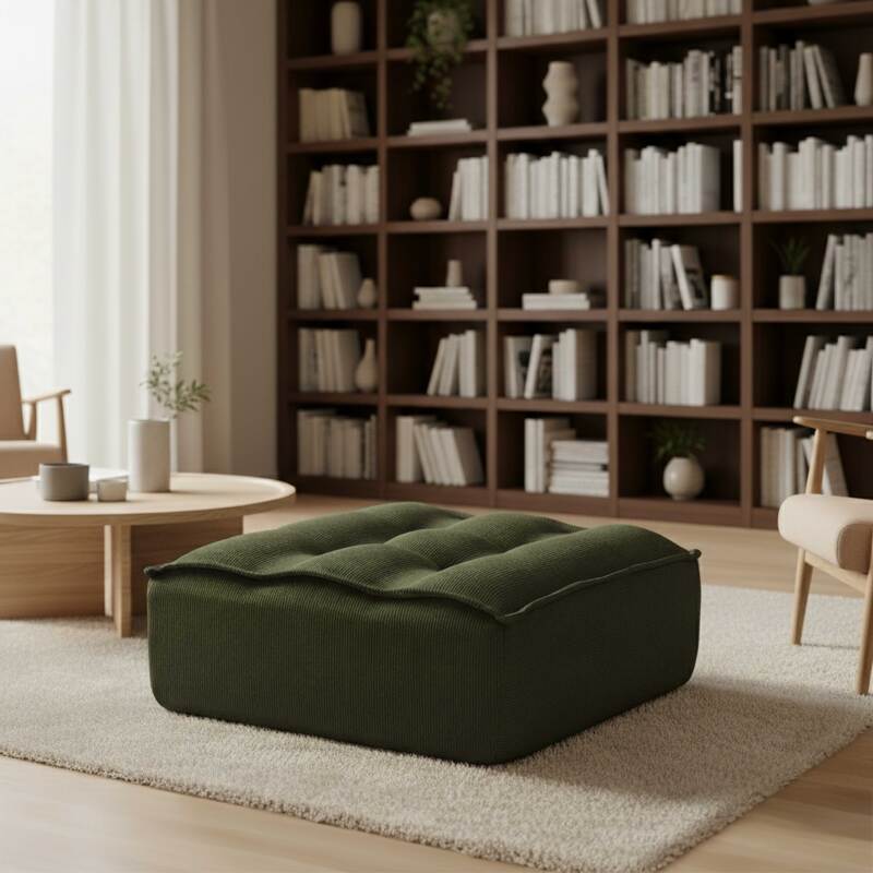 Pouf in velluto a coste - Lifestyle