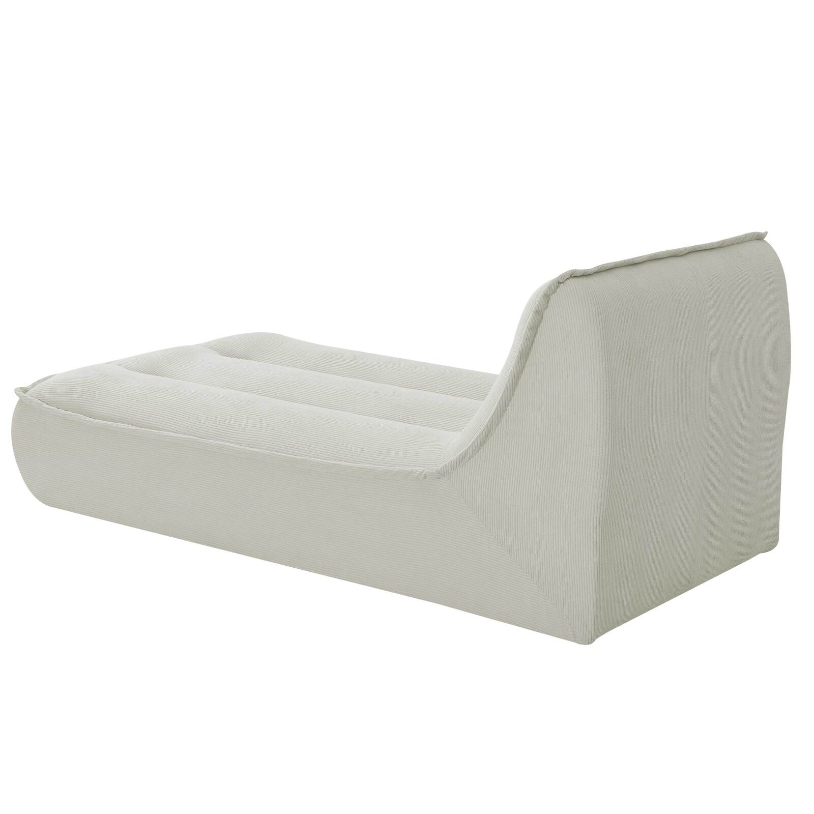 Chaise longue in tessuto per divano modulare