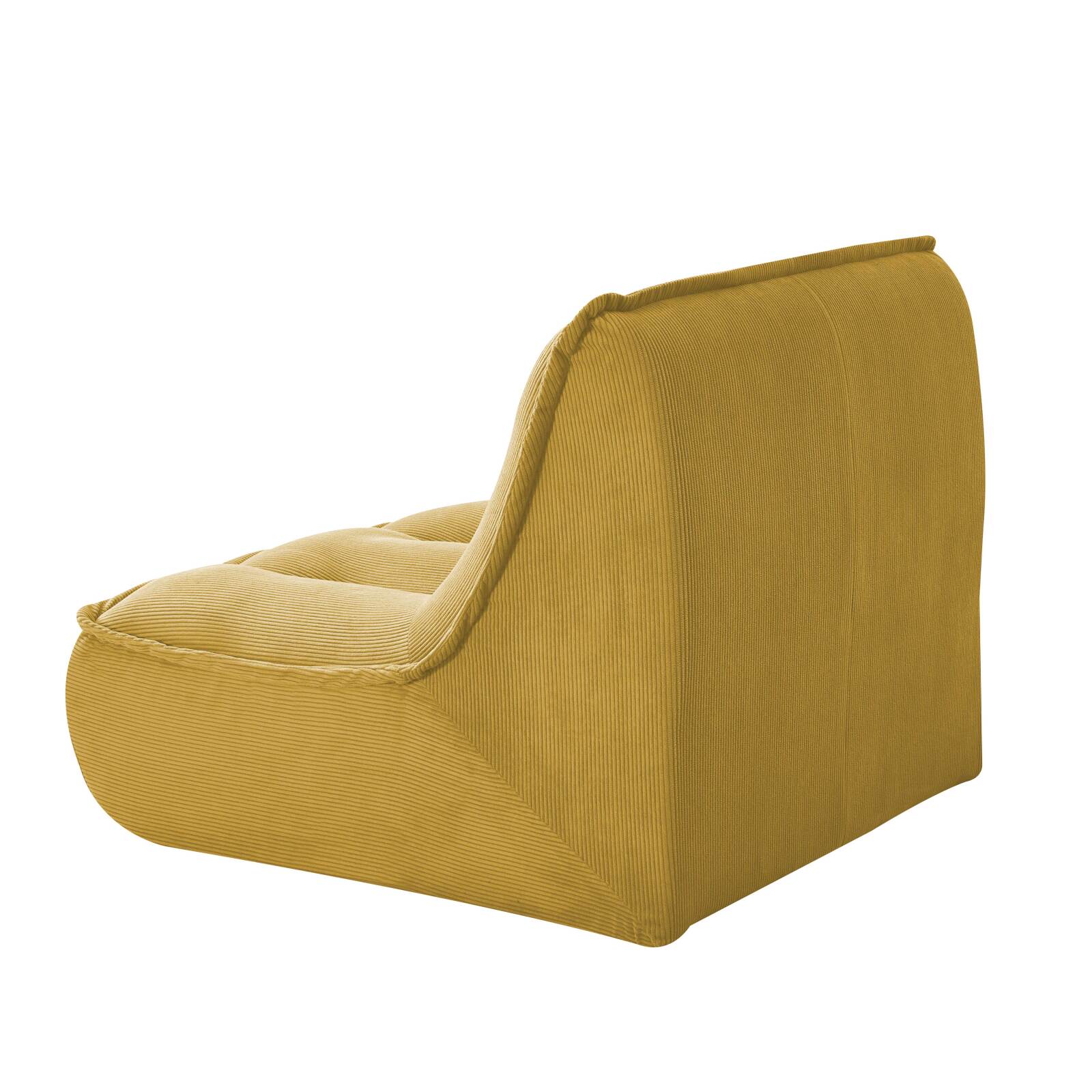 Poltrona in tessuto per divano modulare