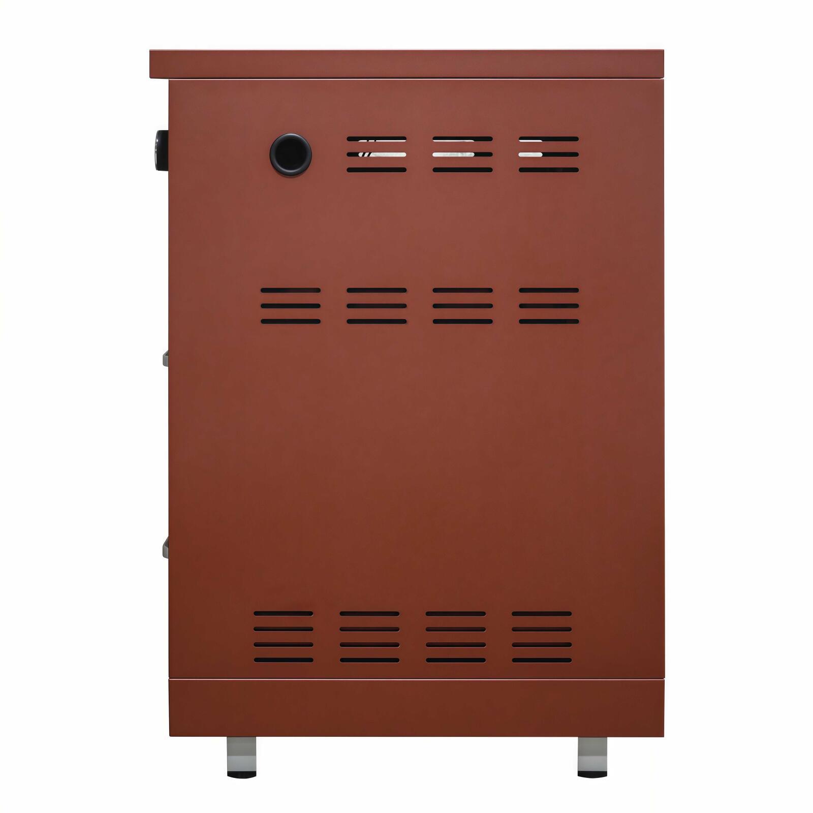 Cucina a gas da esterno in acciaio con 2 bruciatori