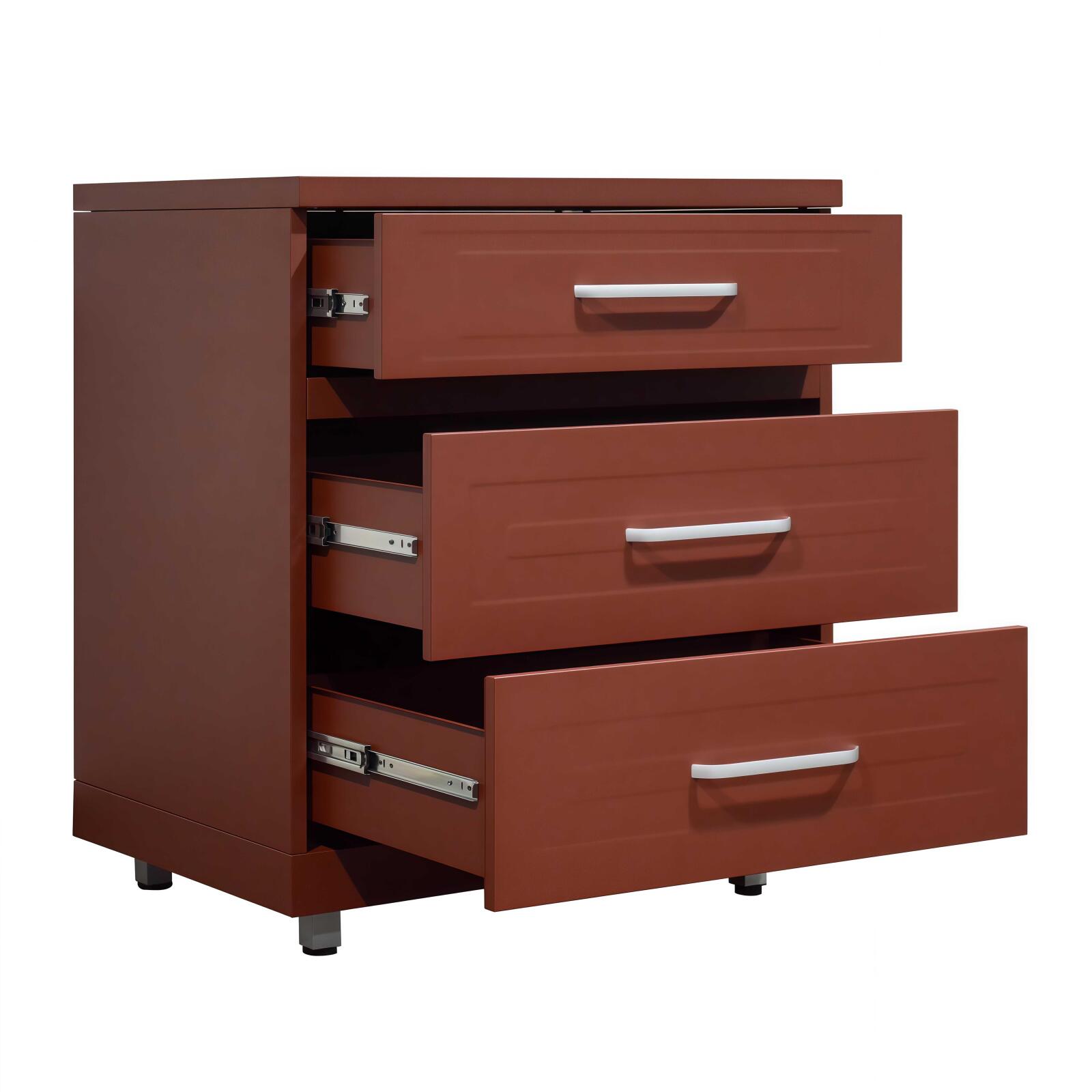 Modulo cucina da esterno con 3 cassetti portaoggetti