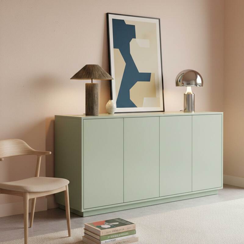 Buffet tinta unita 4 ante 160 cm