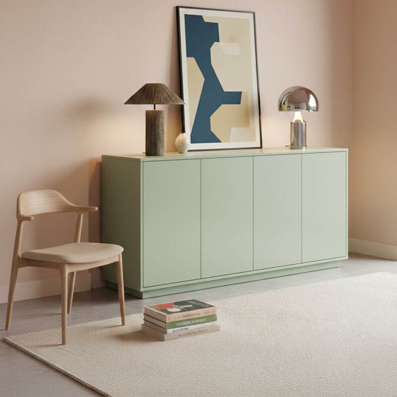 Buffet tinta unita 4 ante 160 cm (8/9)