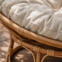 Poltrona papasan da giardino in rattan sintetico