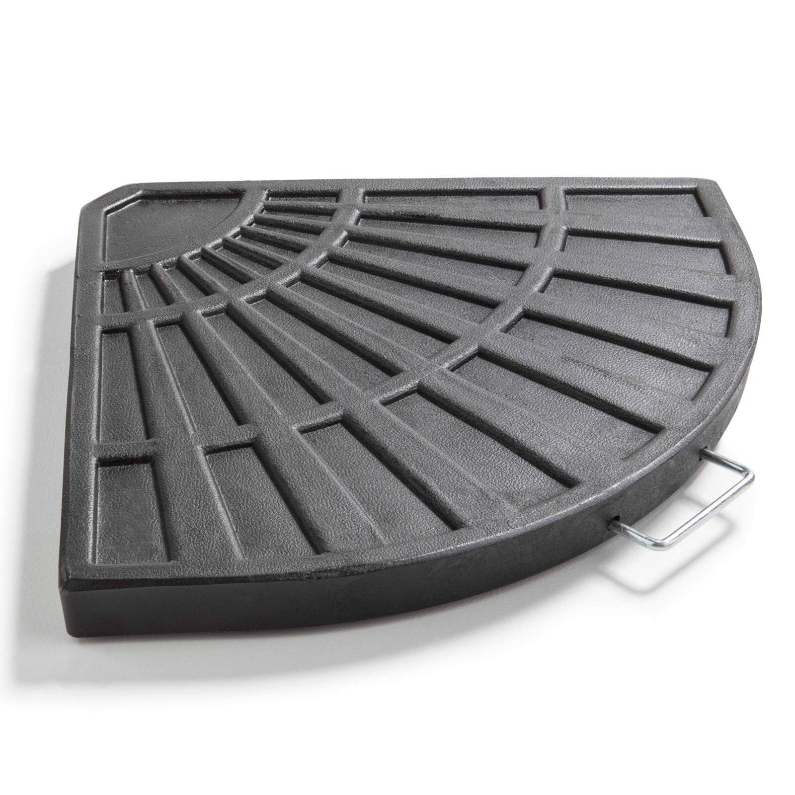 Tenda da sole doppia inclinazione (3 x 4 m) + 4 lastre di zavorra