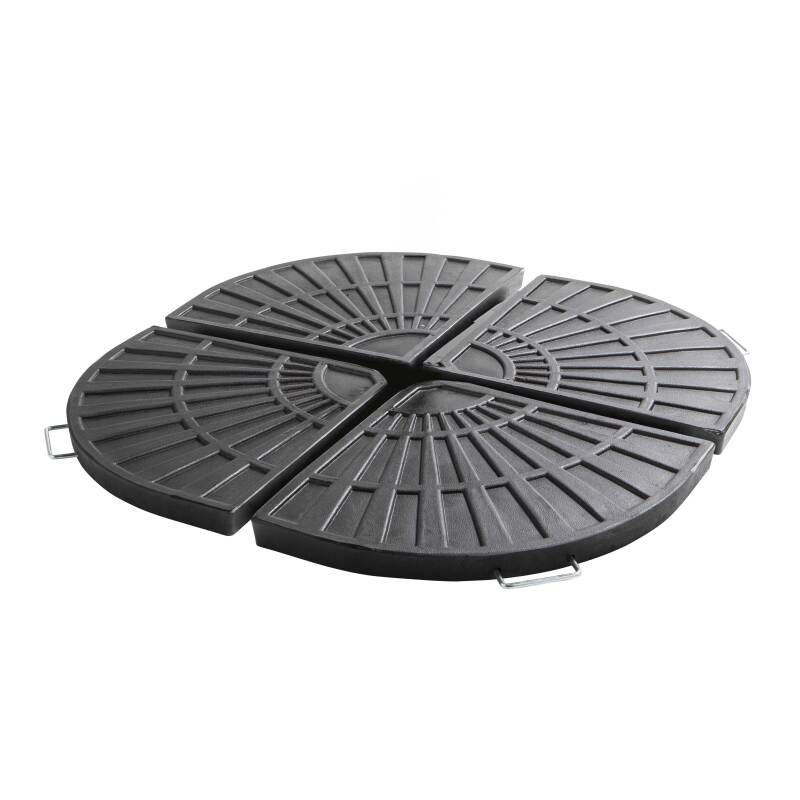 Tenda da sole doppia inclinazione (3 x 4 m) + 4 lastre di zavorra (6/7)