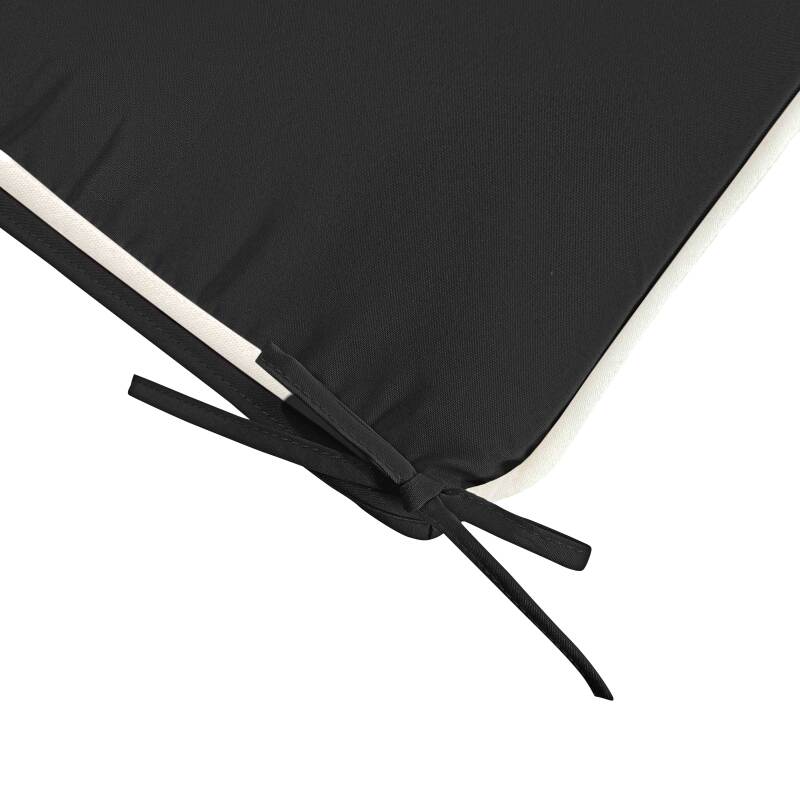 Set di 4 cuscini per sedia da esterno semplici 40 x 40 cm (2/4)