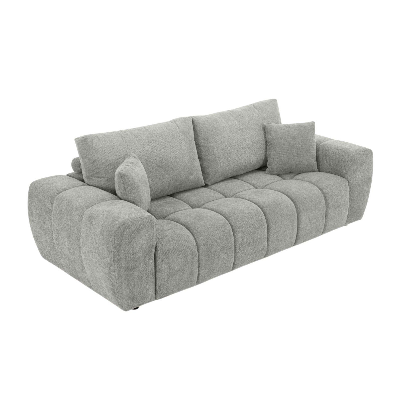 Divano 3 posti in tessutocon cuscino