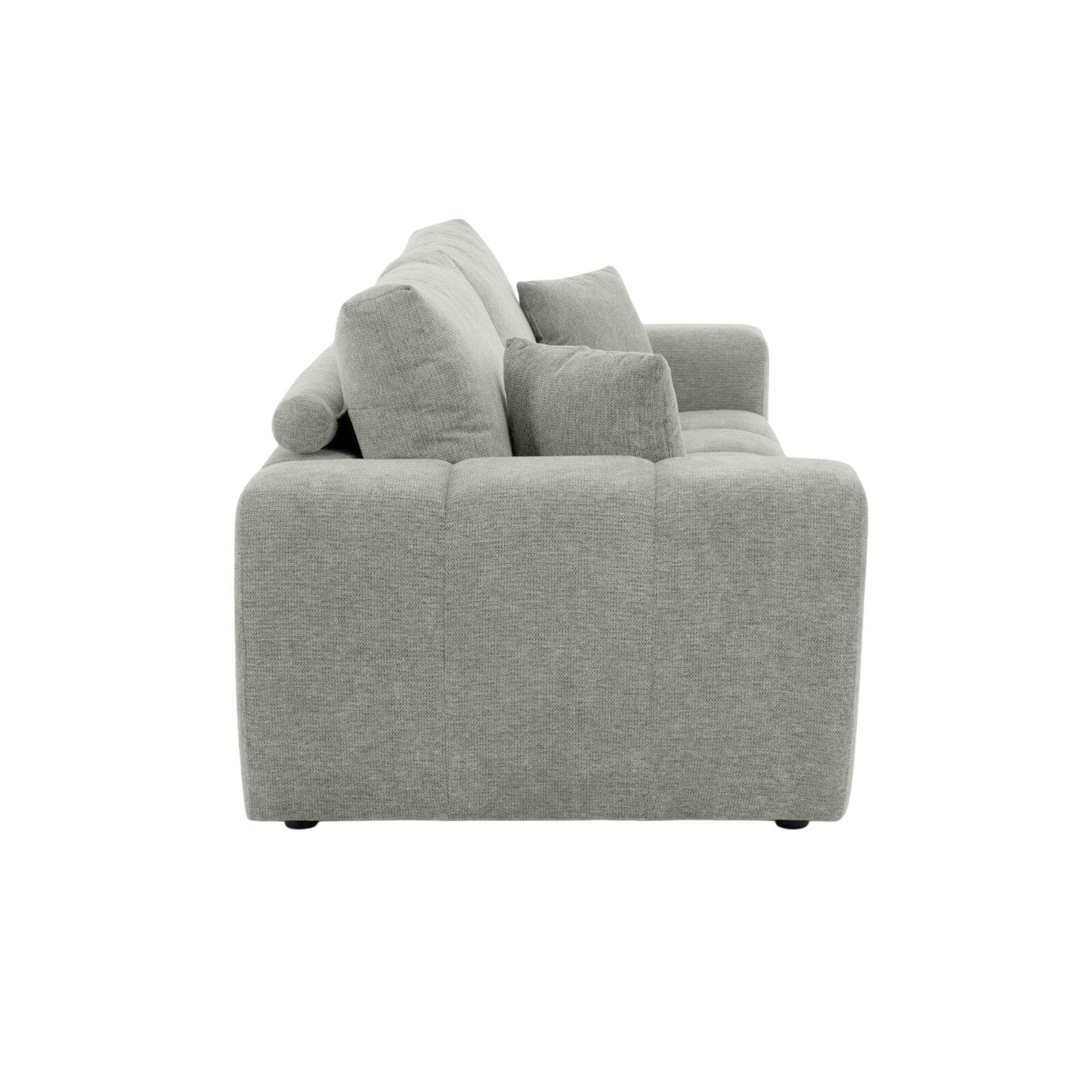 Divano 3 posti in tessutocon cuscino