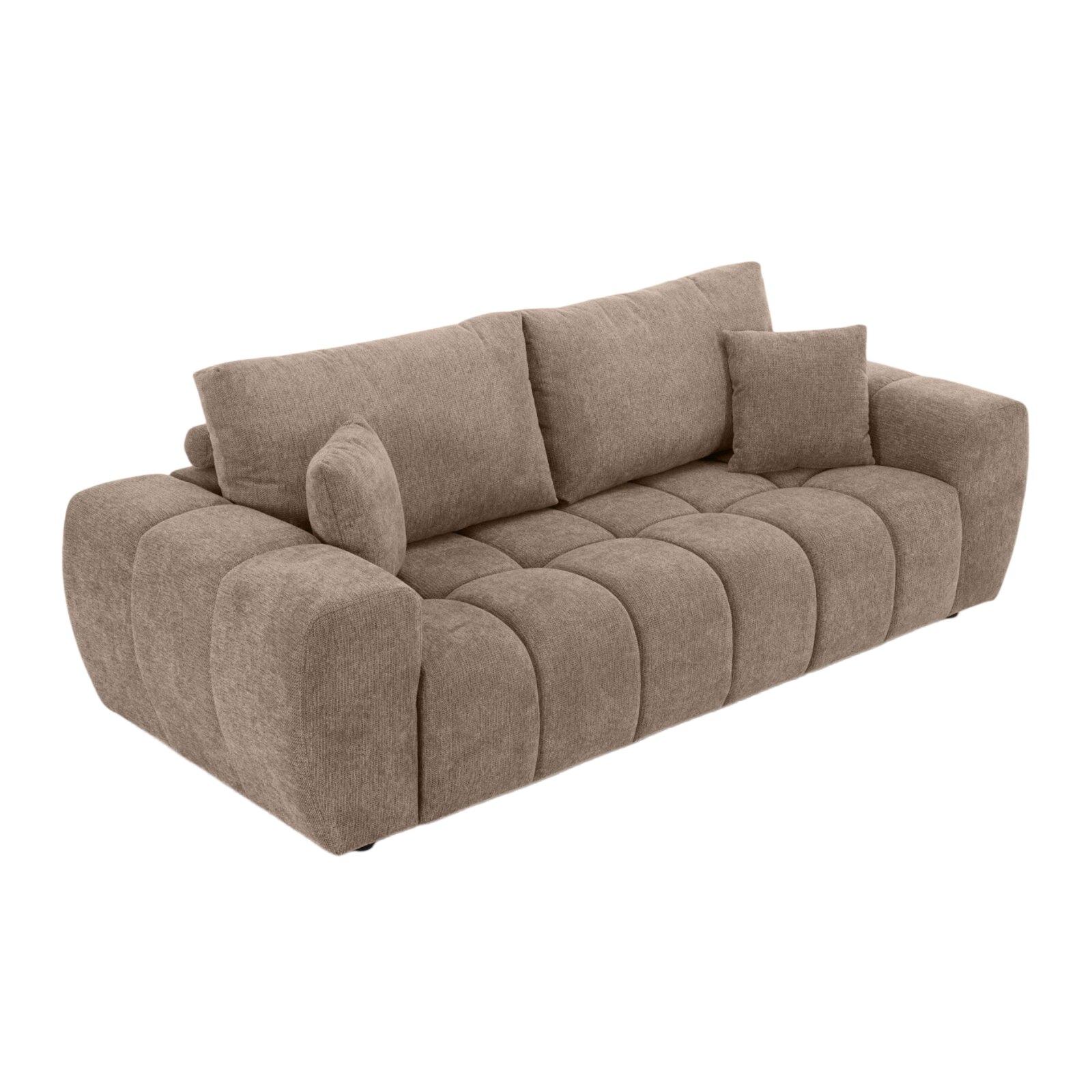 Divano 3 posti in tessutocon cuscino