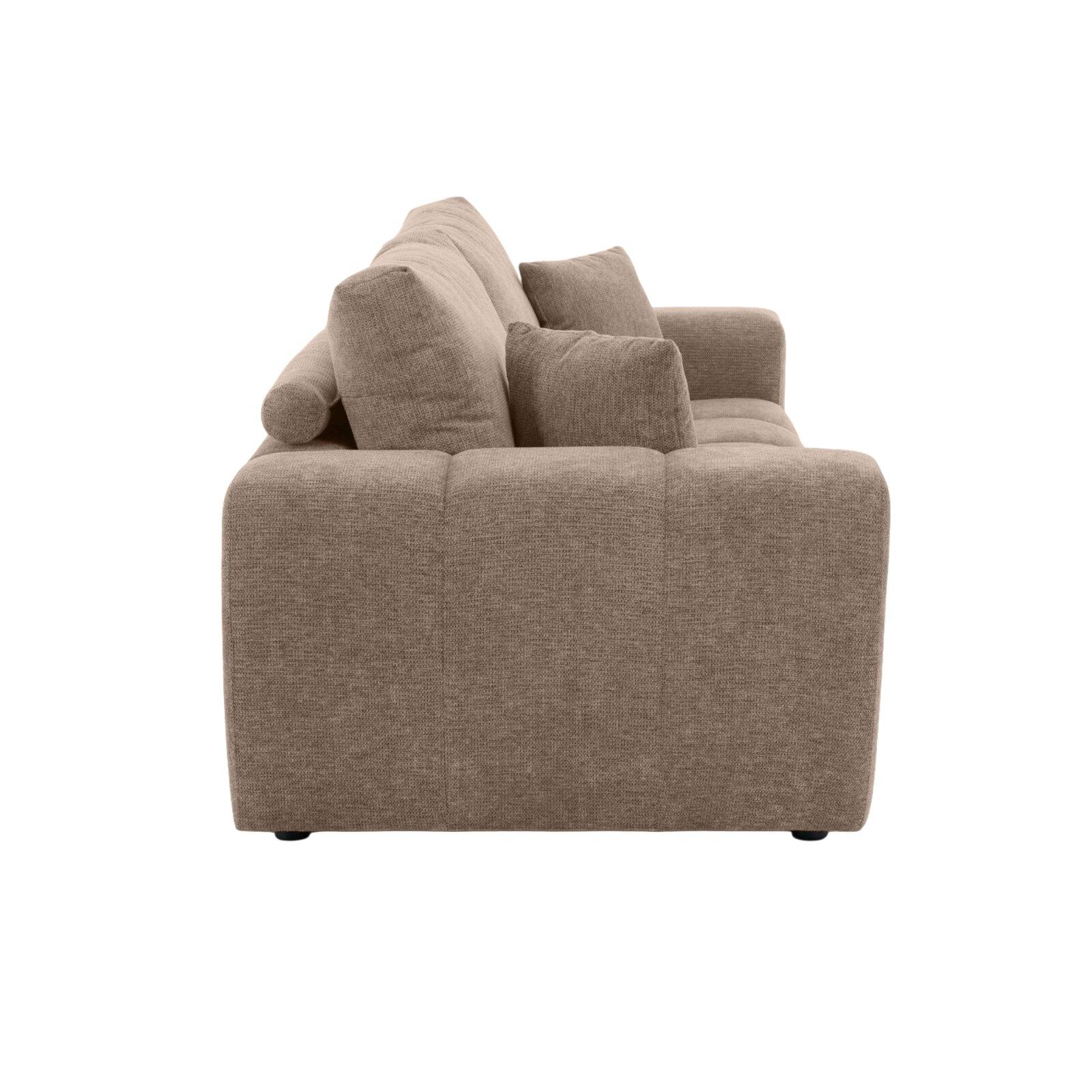 Divano 3 posti in tessutocon cuscino