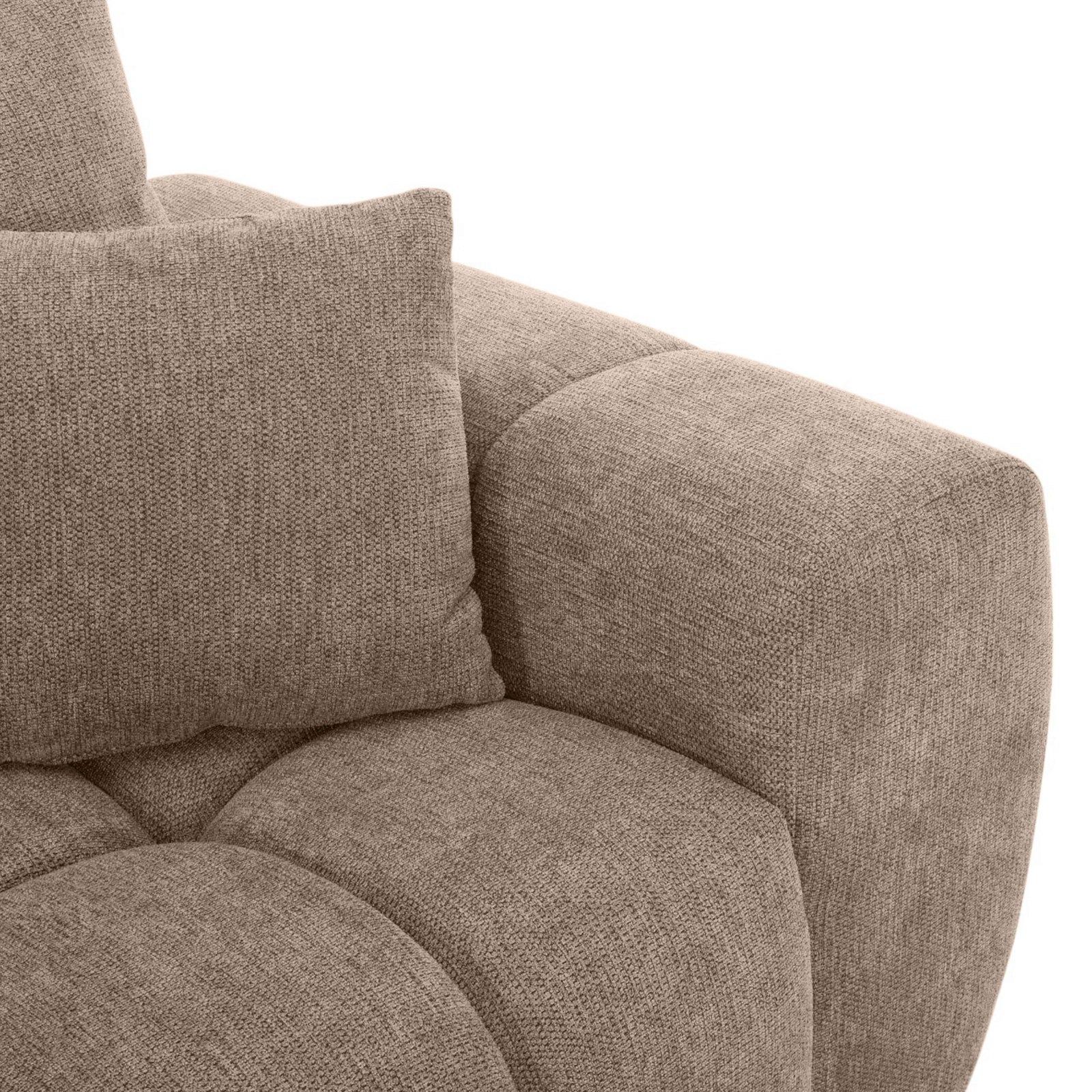 Divano 3 posti in tessutocon cuscino