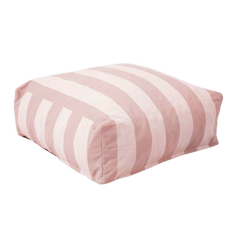 Divano modulare da esterno a righe 4 posti con 3 poltrone e 1 pouf (5/6)