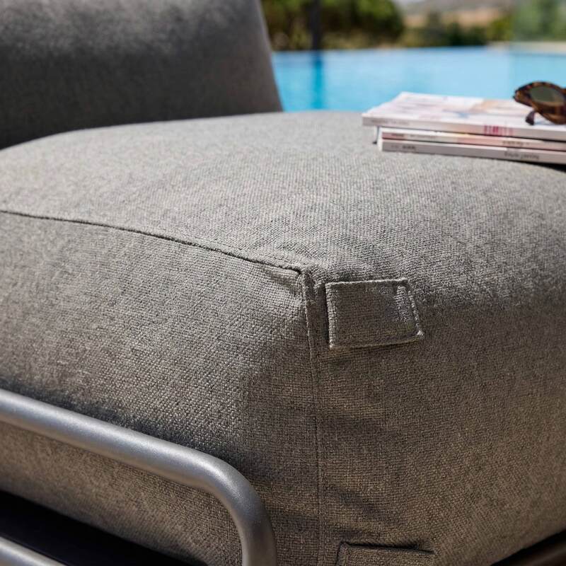 Poltrona per divano modulare da esterno con struttura (4/7)