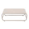 Tavolino piccolo da esterno rettangolare in metallo 85x40x30 cm