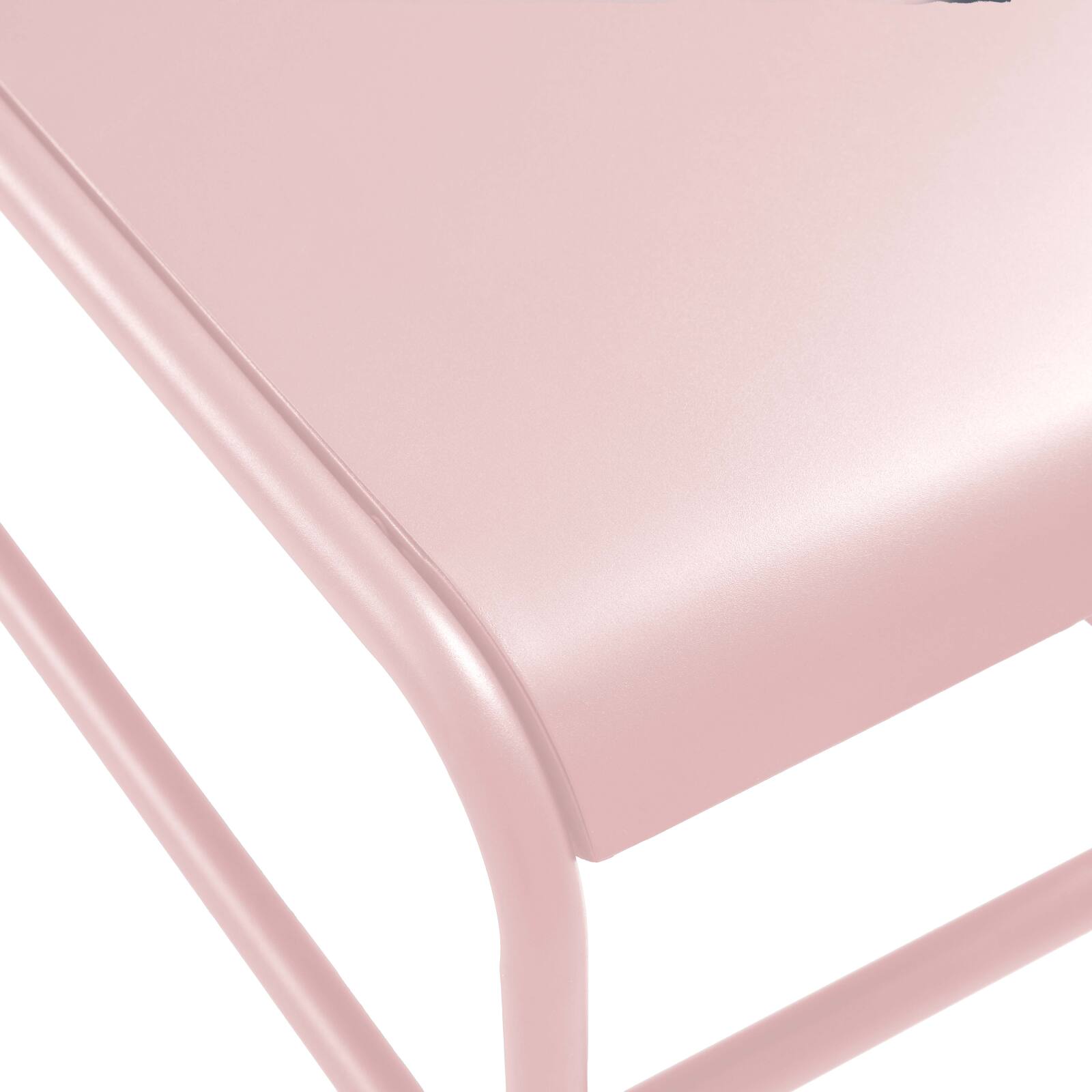 Tavolino piccolo da esterno rettangolare in metallo 85x40x30 cm