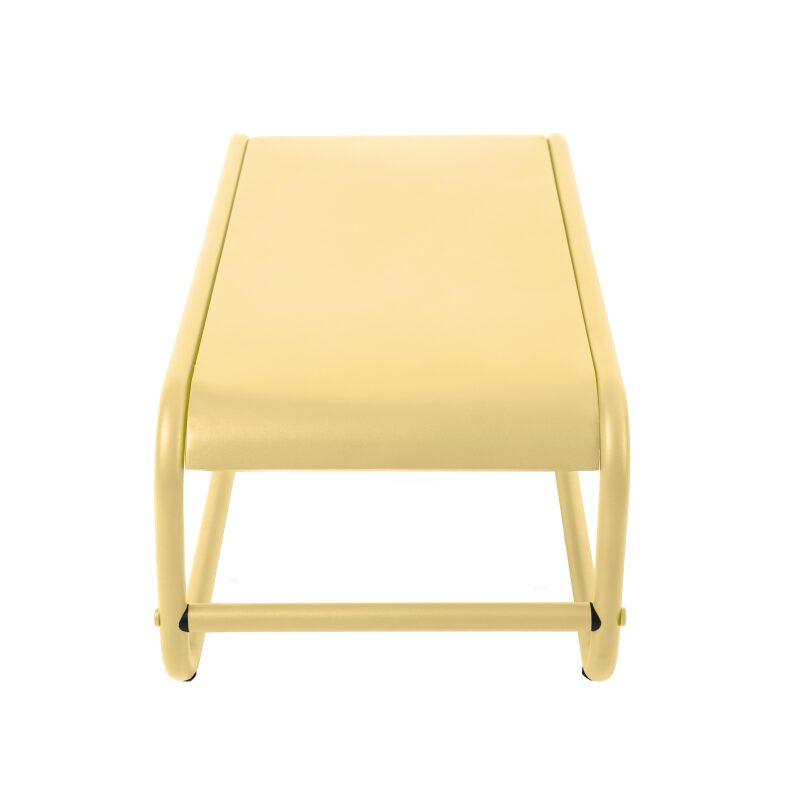 Tavolino piccolo da esterno rettangolare in metallo 85x40x30 cm (5/7)