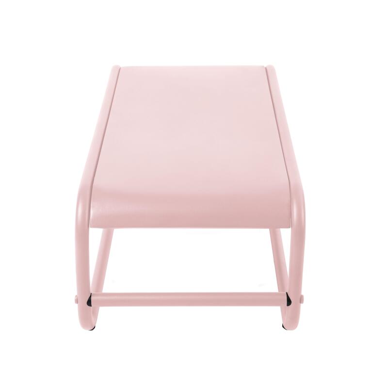 Tavolino piccolo da esterno rettangolare in metallo 85x40x30 cm (5/7)