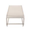 Tavolino piccolo da esterno rettangolare in metallo 85x40x30 cm