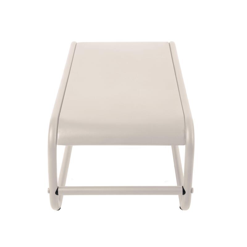 Tavolino piccolo da esterno rettangolare in metallo 85x40x30 cm (5/7)