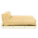 Chaise longue per divano modulare da esterno con struttura
