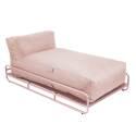 Chaise longue per divano modulare da esterno con struttura