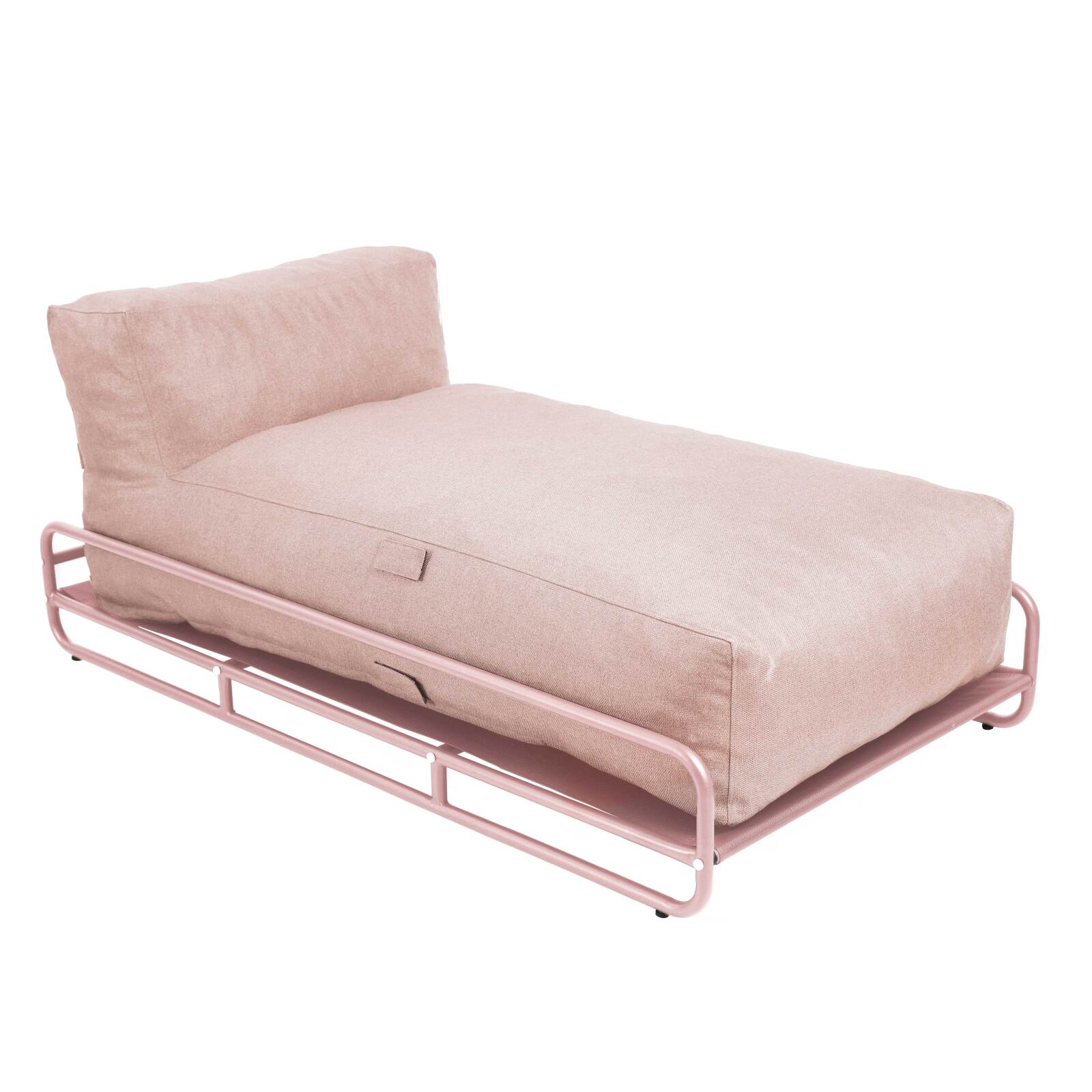 Chaise longue per divano modulare da esterno con struttura