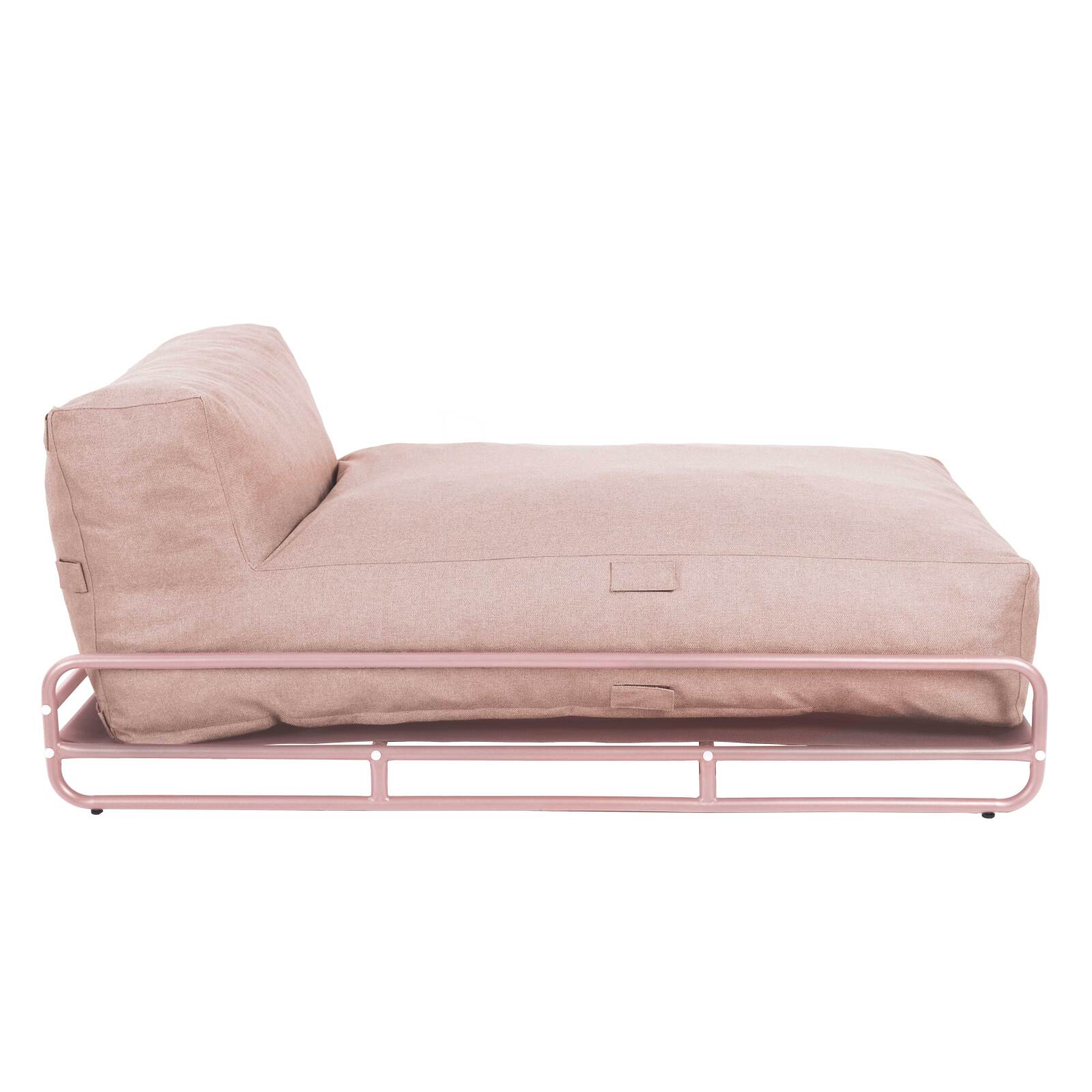 Chaise longue per divano modulare da esterno con struttura