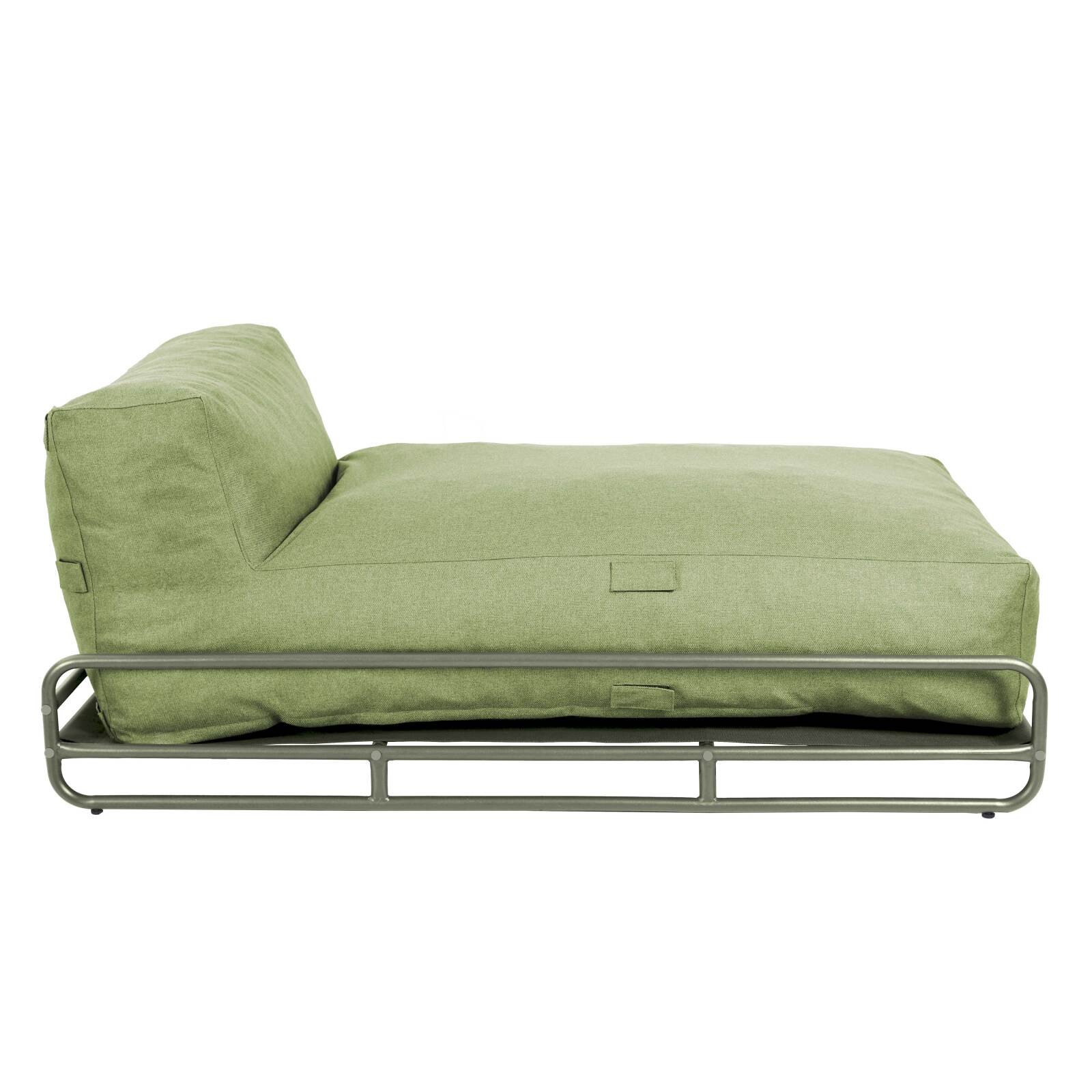 Chaise longue per divano modulare da esterno con struttura