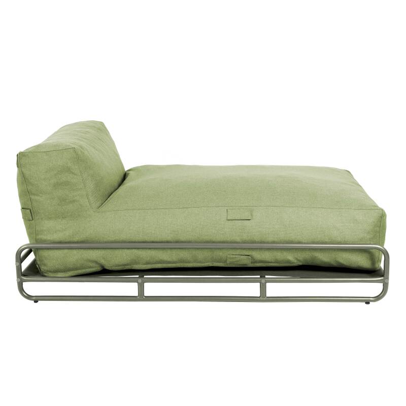 Chaise longue per divano modulare da esterno con struttura (4/6)