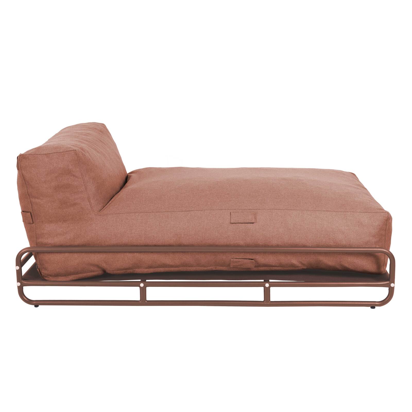 Chaise longue per divano modulare da esterno con struttura