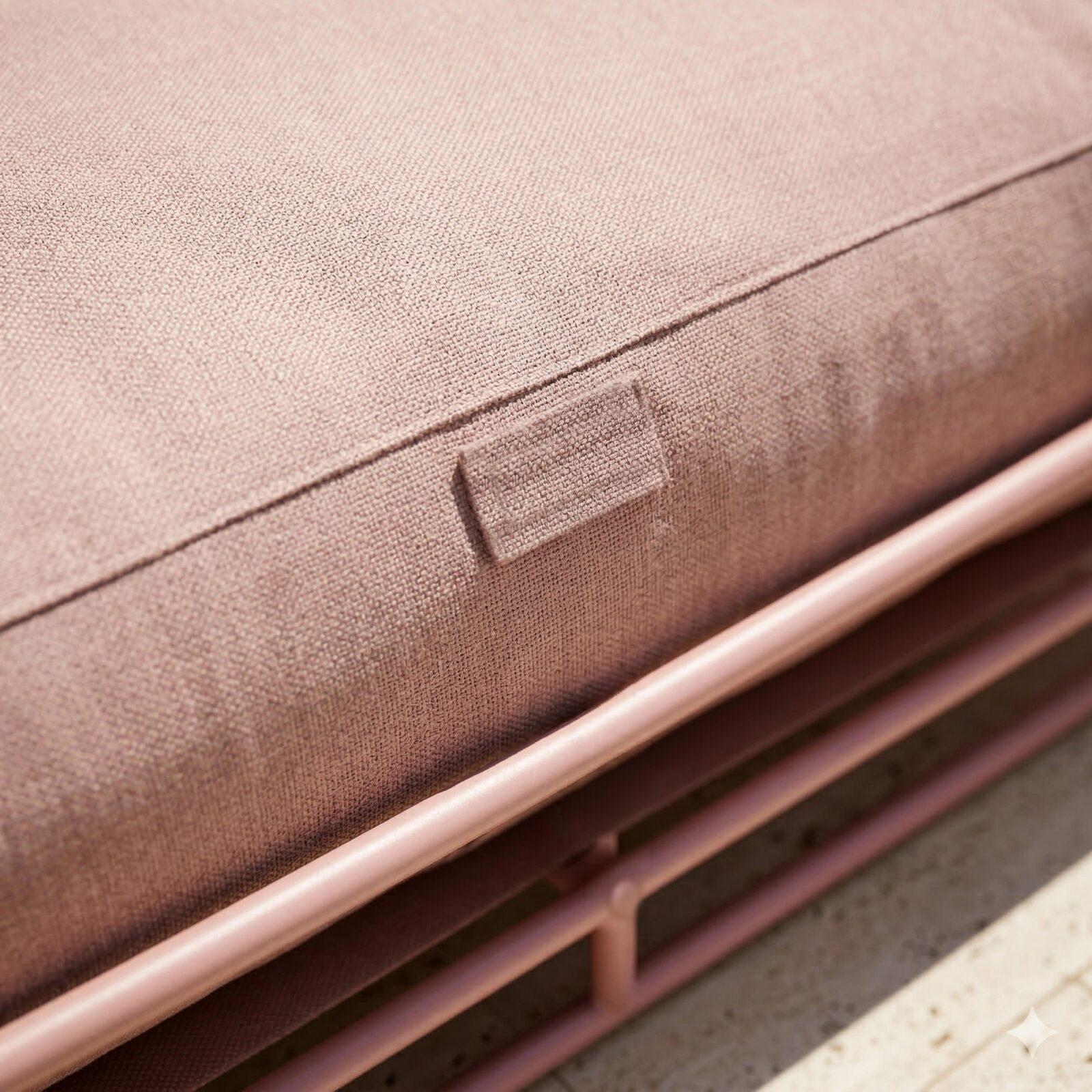 Chaise longue per divano modulare da esterno con struttura