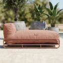 Chaise longue per divano modulare da esterno con struttura