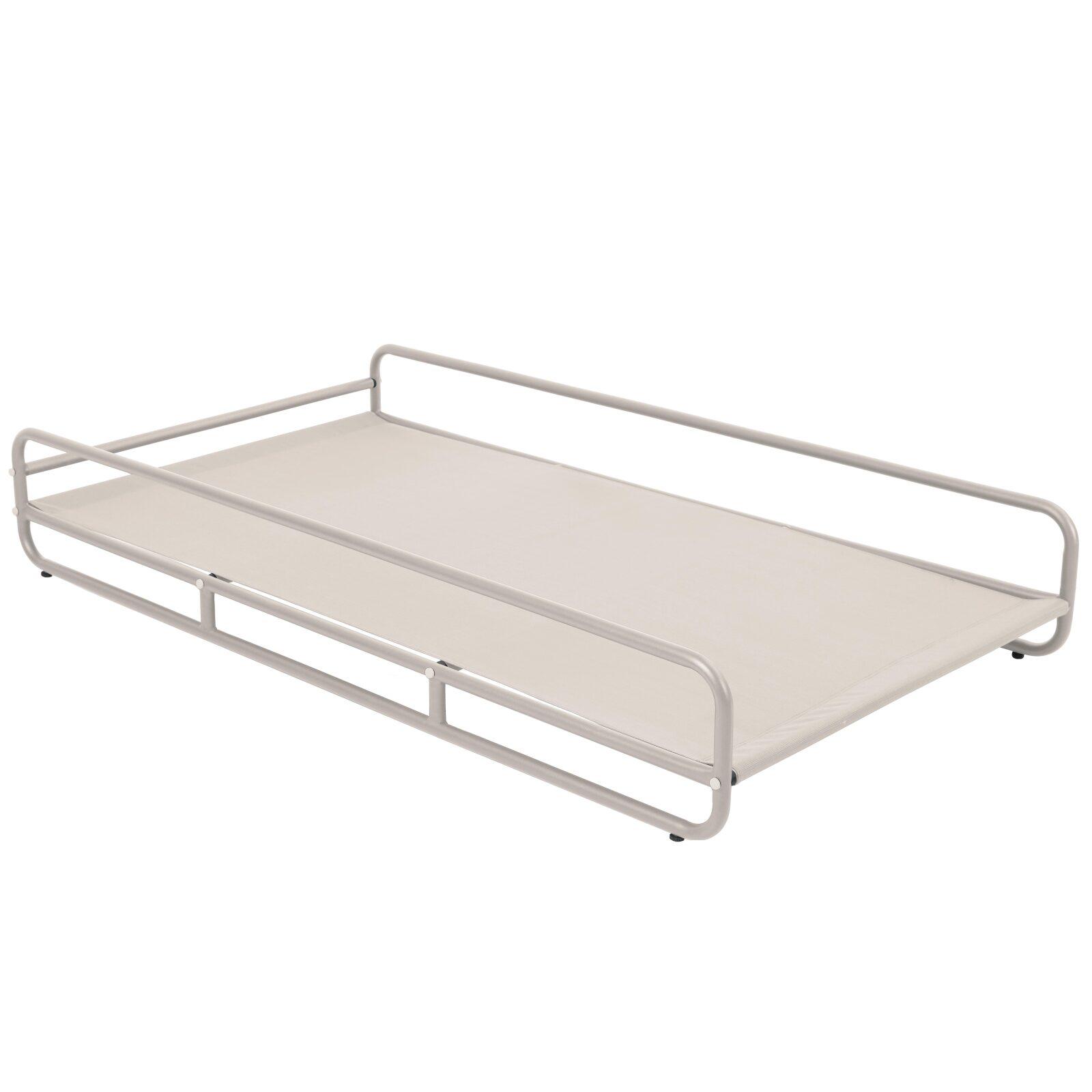 Chaise longue per divano modulare da esterno con struttura