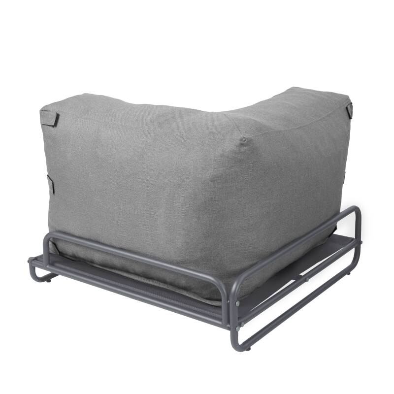 Poltrona angolare per divano modulare da esterno con struttura (4/6)