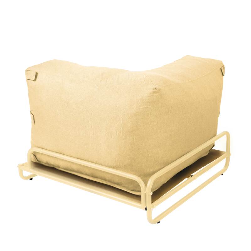 Poltrona angolare per divano modulare da esterno con struttura (4/6)