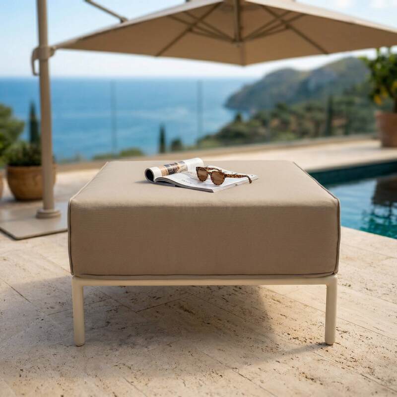 Pouf per divano modulare da esterno (2/5)