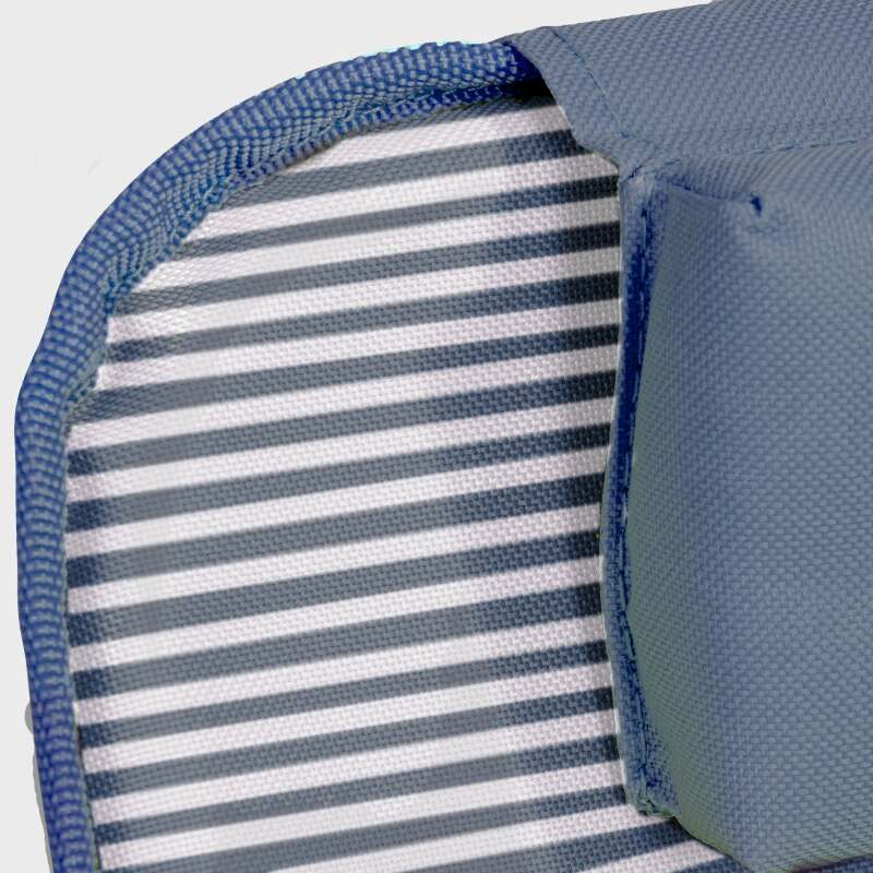 Set di 2 lettini da mare pieghevoli a righe reclinabili in 5 posizioni (4/7)