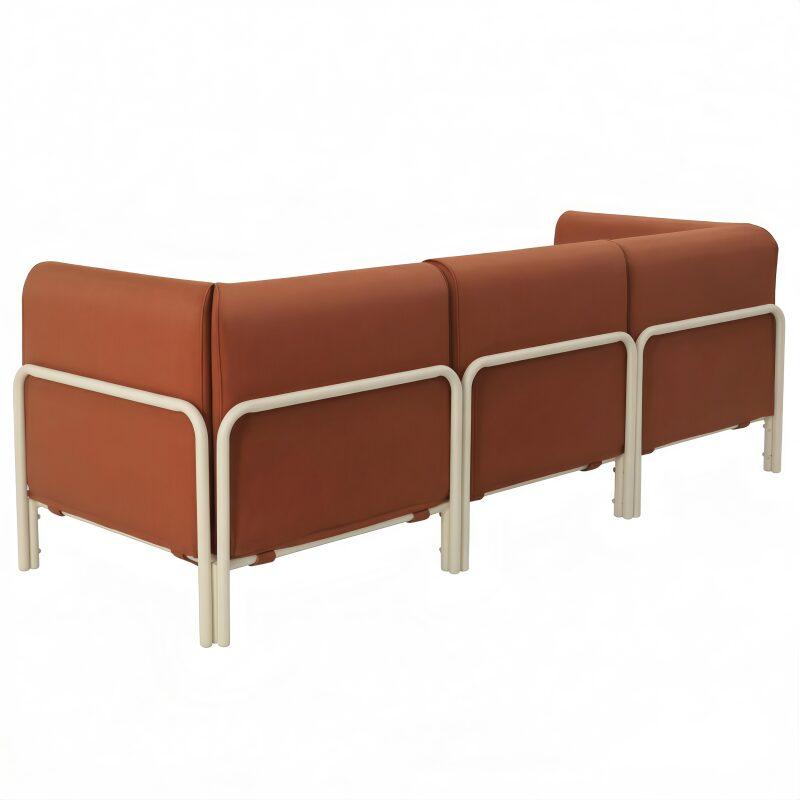 Divano modulare da esterno 3 posti con 1 poltrona e 2 poltrone angolari (6/7)