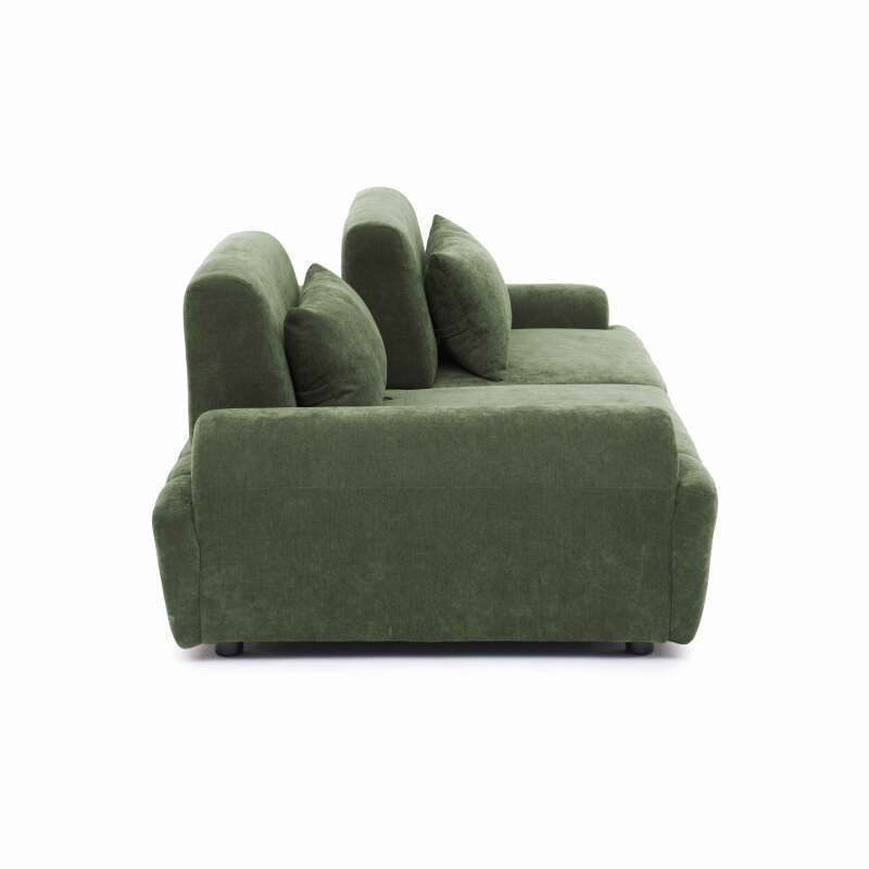 Divano modulare 2 posti in tessuto con cuscini (4/7)