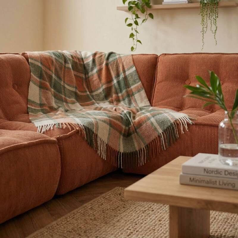 Divano modulare 3 posti in velluto a coste (3/6)