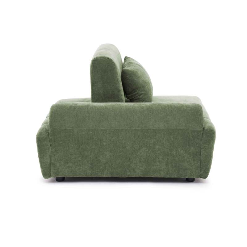 Poltrona destra per divano modulare in tessuto con cuscini (5/8)